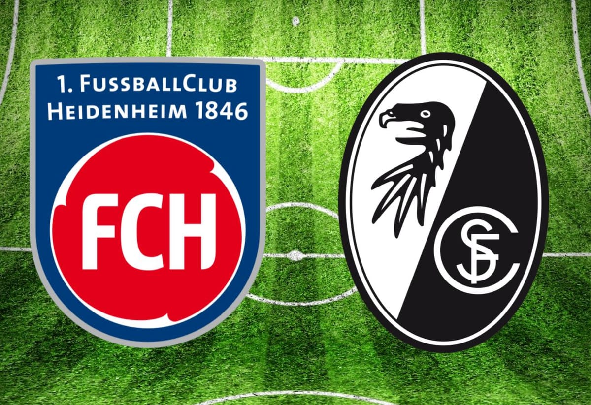 1. FC Heidenheim – SC Freiburg im TV: Anstoßzeit, Sender und Statistik