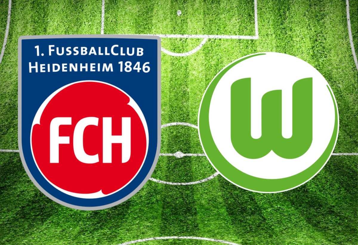 1. FC Heidenheim – VfL Wolfsburg im TV: Anstoßzeit, Sender und Statistik