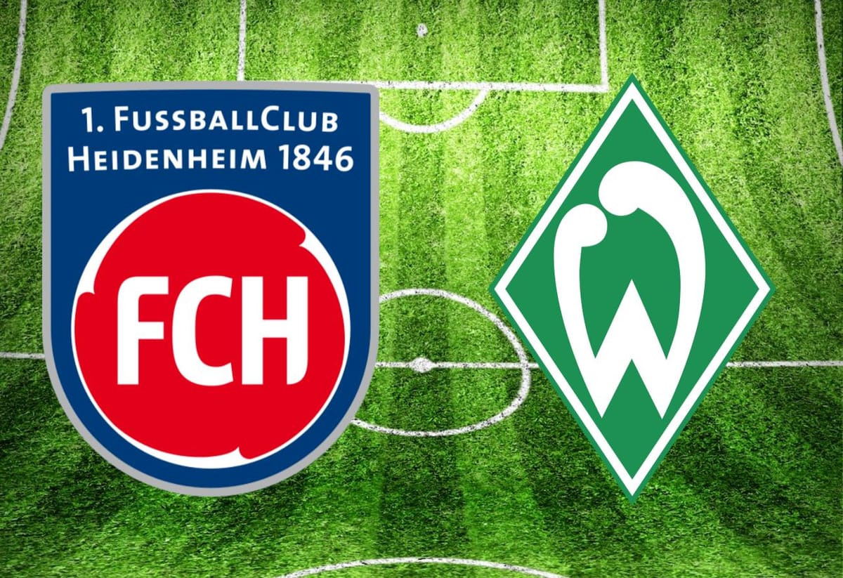 1. FC Heidenheim – Werder Bremen im TV: Anstoßzeit, Sender und Statistik