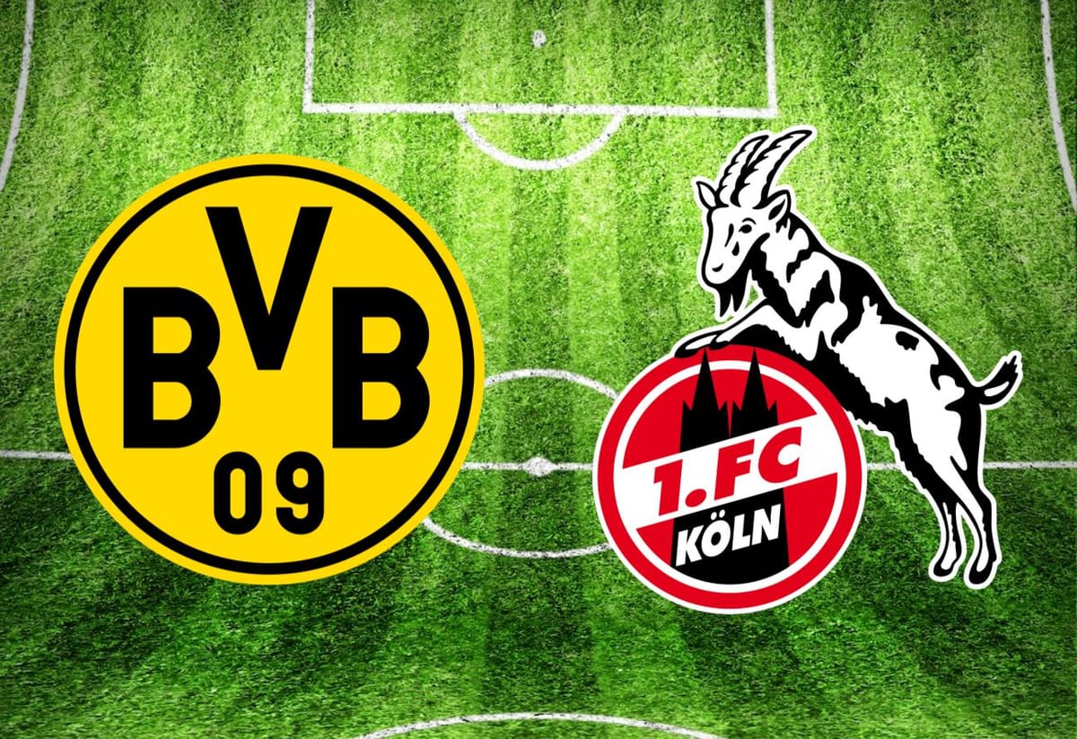 Borussia Dortmund – 1. FC Köln im TV: Anstoßzeit, Sender und Statistik