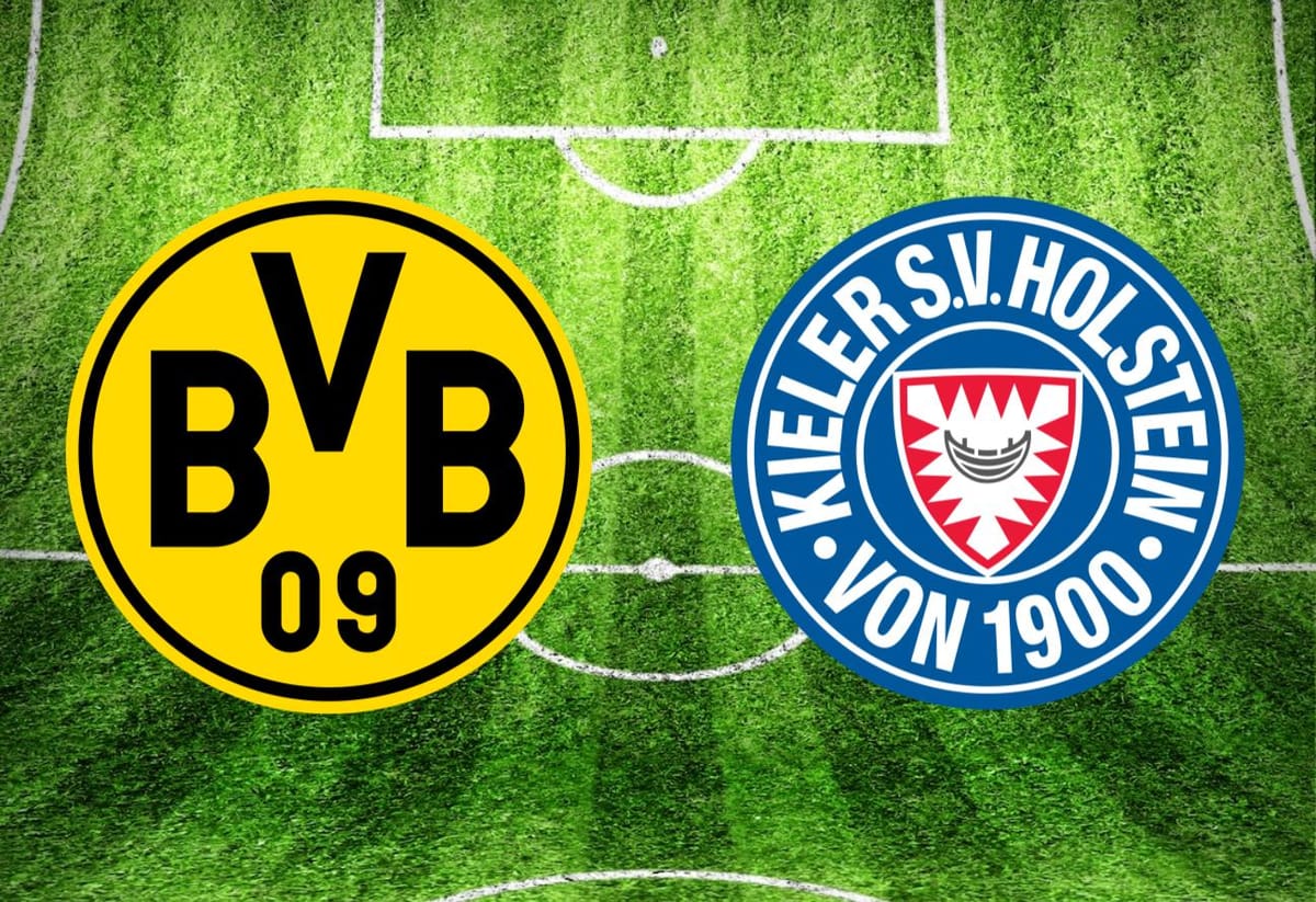 Borussia Dortmund – Holstein Kiel im TV: Anstoßzeit, Sender und Statistik