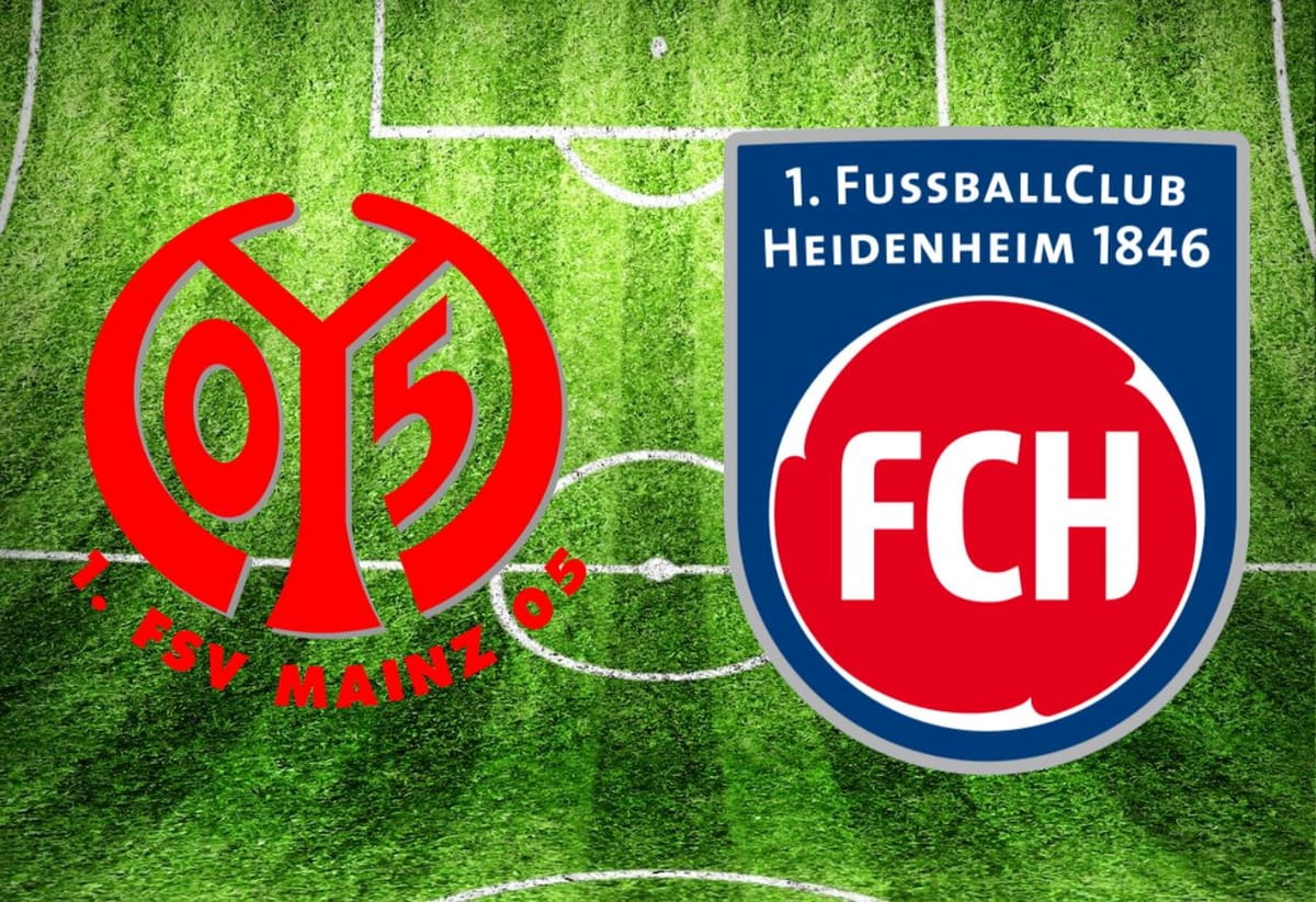 FSV Mainz 05 – 1. FC Heidenheim im TV: Anstoßzeit, Sender und Statistik