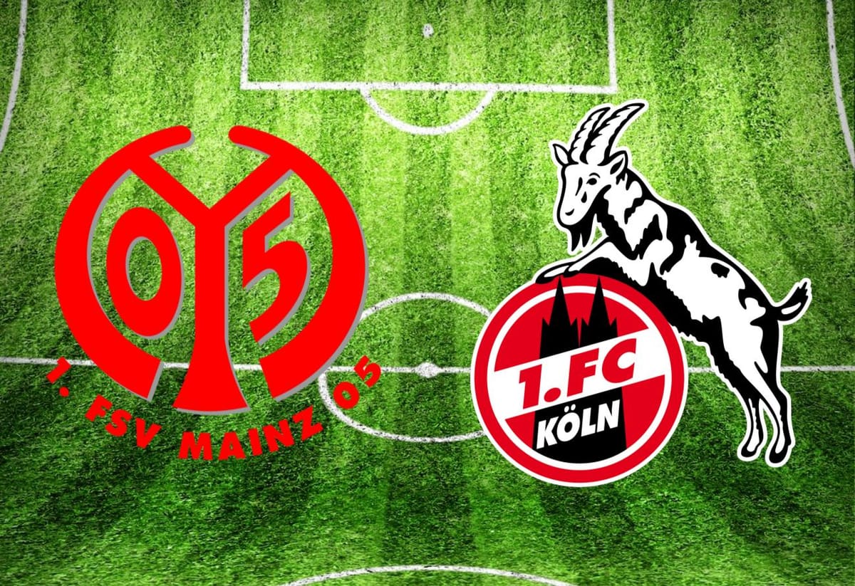 Mainz 05 – 1. FC Köln im TV: Anstoßzeit, Sender und Statistik