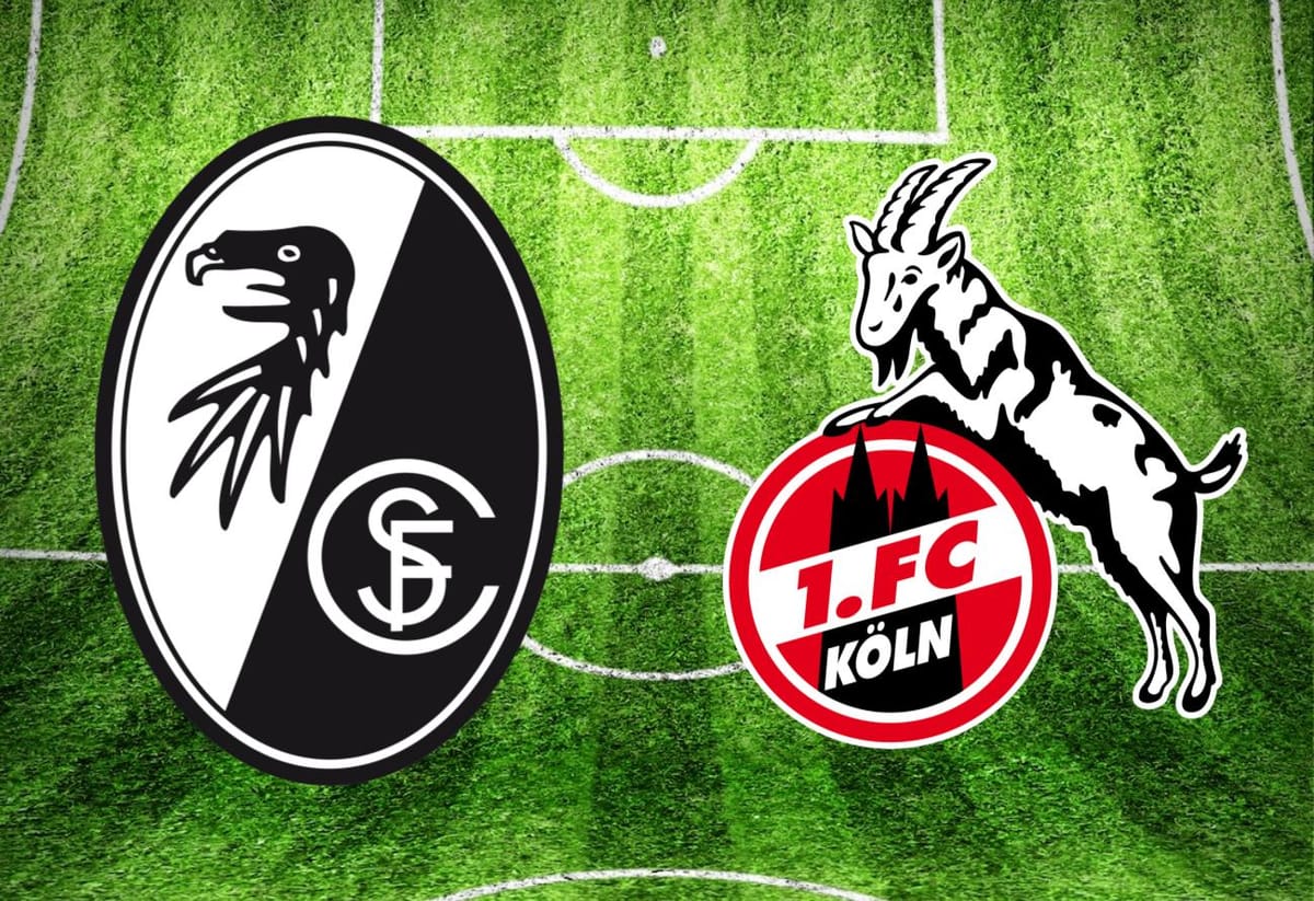 SC Freiburg – 1. FC Köln im TV: Anstoßzeit, Sender und Statistik