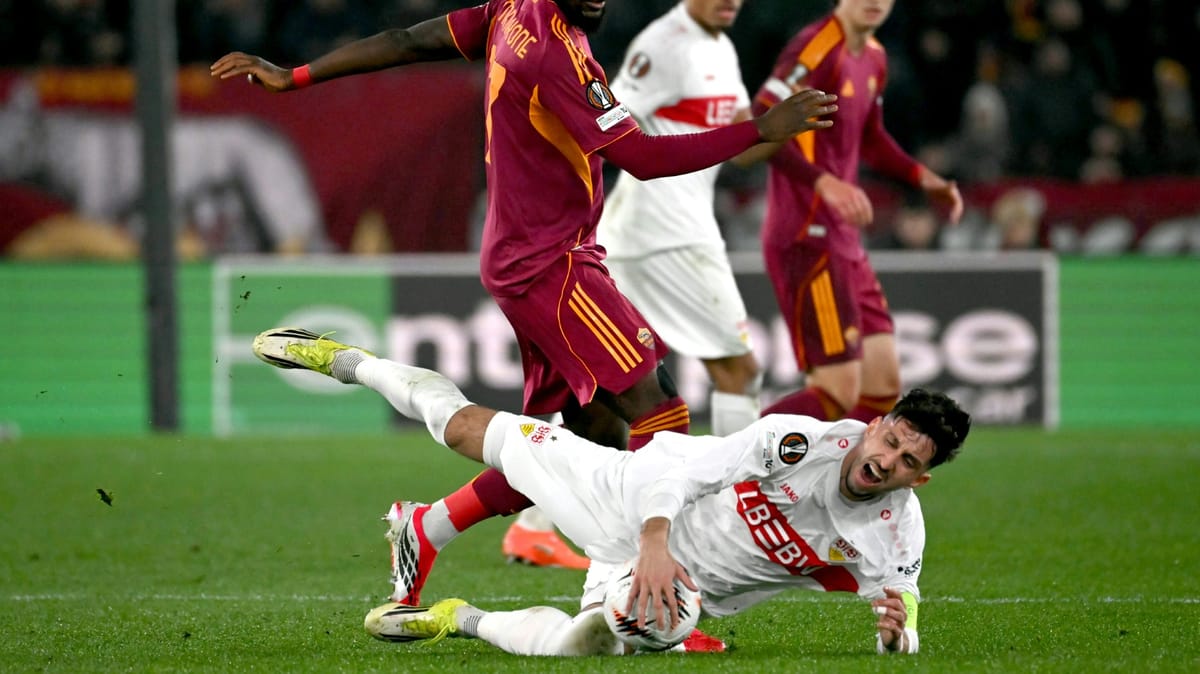 Niederlage in Rom: VfB drohen die Play-offs