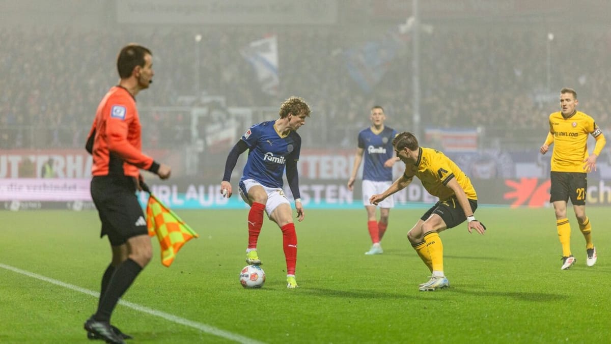 Dresden vergibt Sieg und überwintert als Tabellen-Schlusslicht