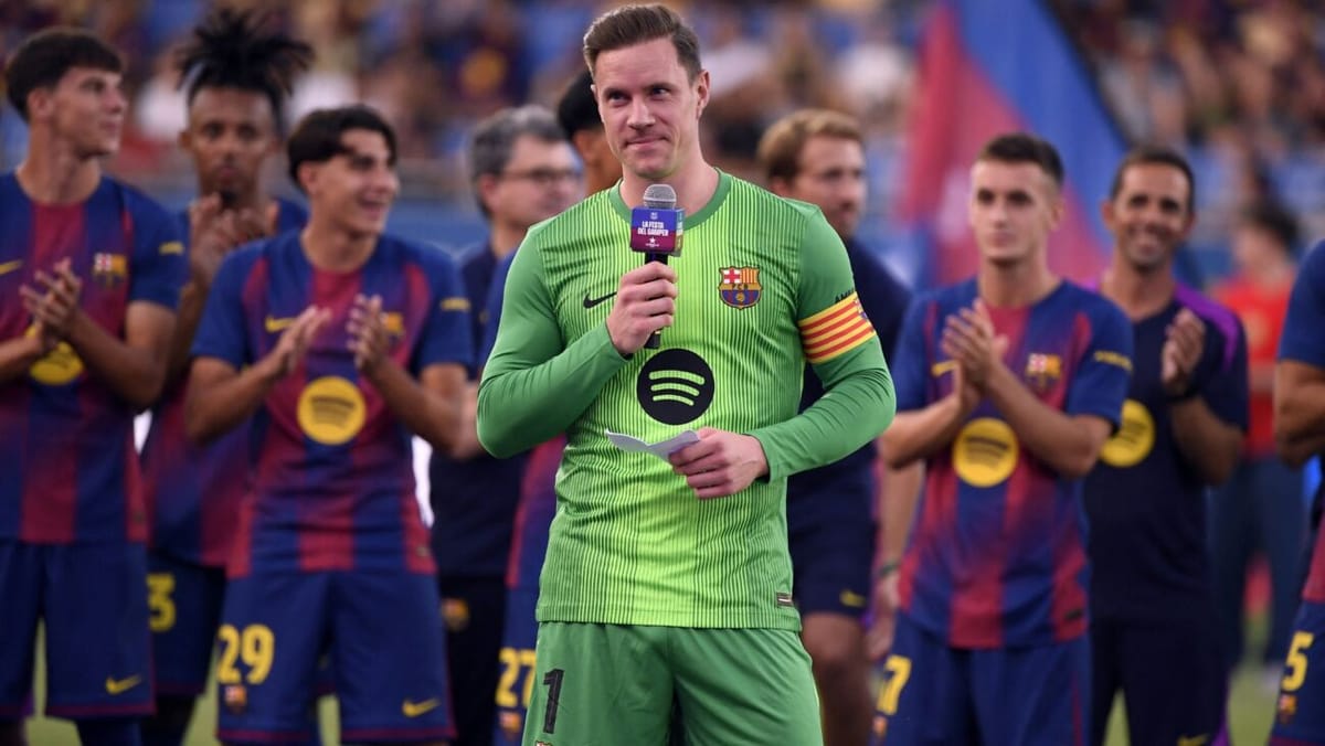 Ter Stegen nach Rücken-OP wieder auf dem Platz