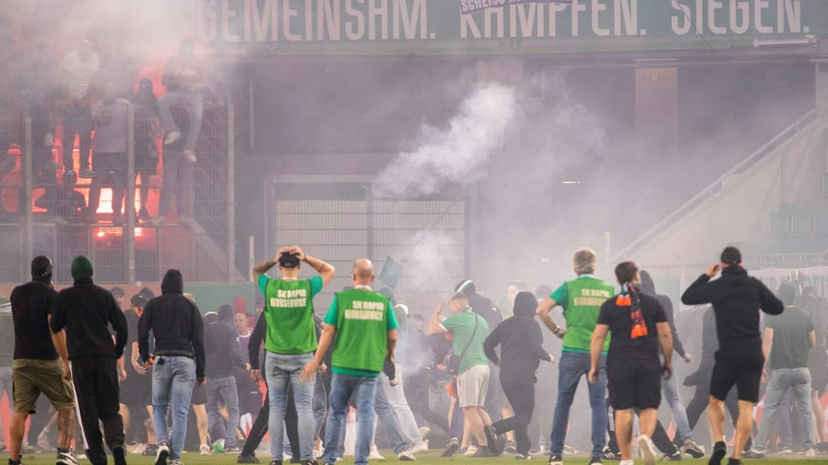 Nach Derby-Ausschreitungen: Strafen für Austria und Rapid