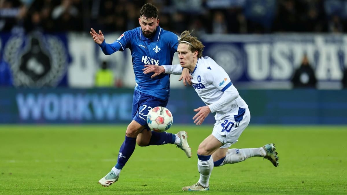 Maglica trifft hinten und vorne: Darmstadt bezwingt Karlsruhe