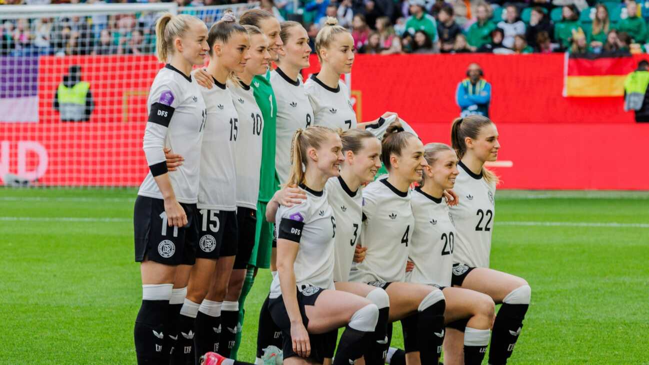 DFB-Frauen in Wien gegen Österreich