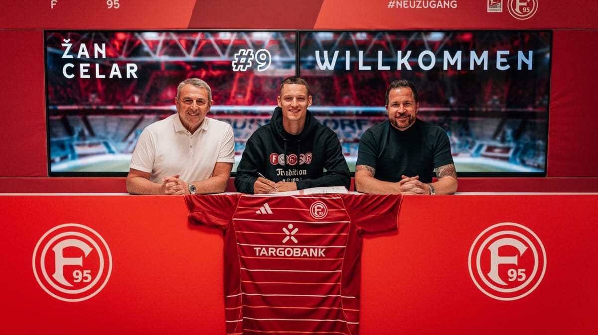 Mit Kaufoption: Fortuna leiht Stürmer Celar aus England aus