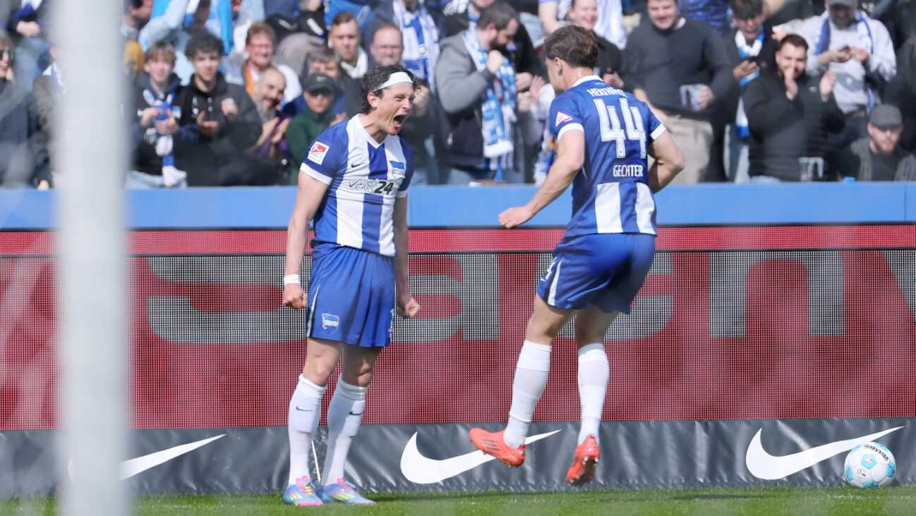 Reese-Doppelpack: Hertha verschafft sich Luft im Abstiegskampf
