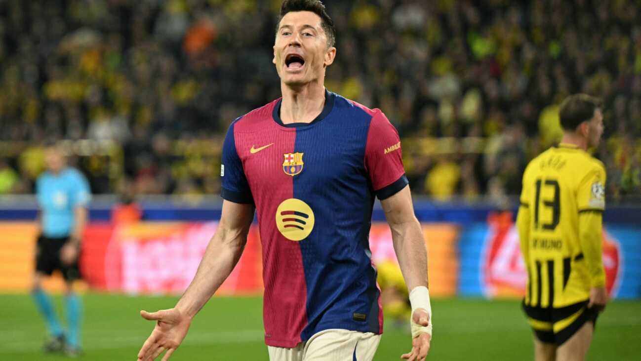 Lewandowski im Barca-Kader für Mailand
