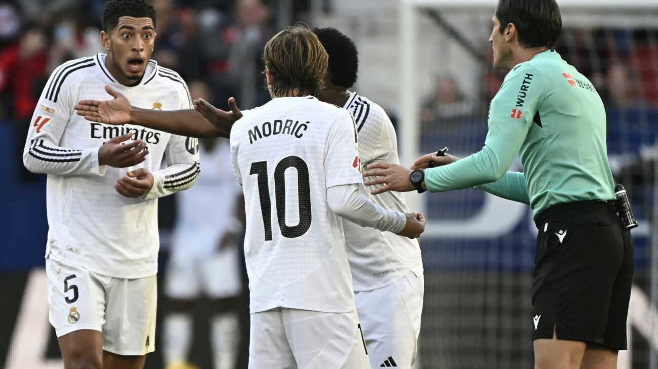 Erneuter Schiedsrichter-Ärger: Bellingham fliegt, Real patzt