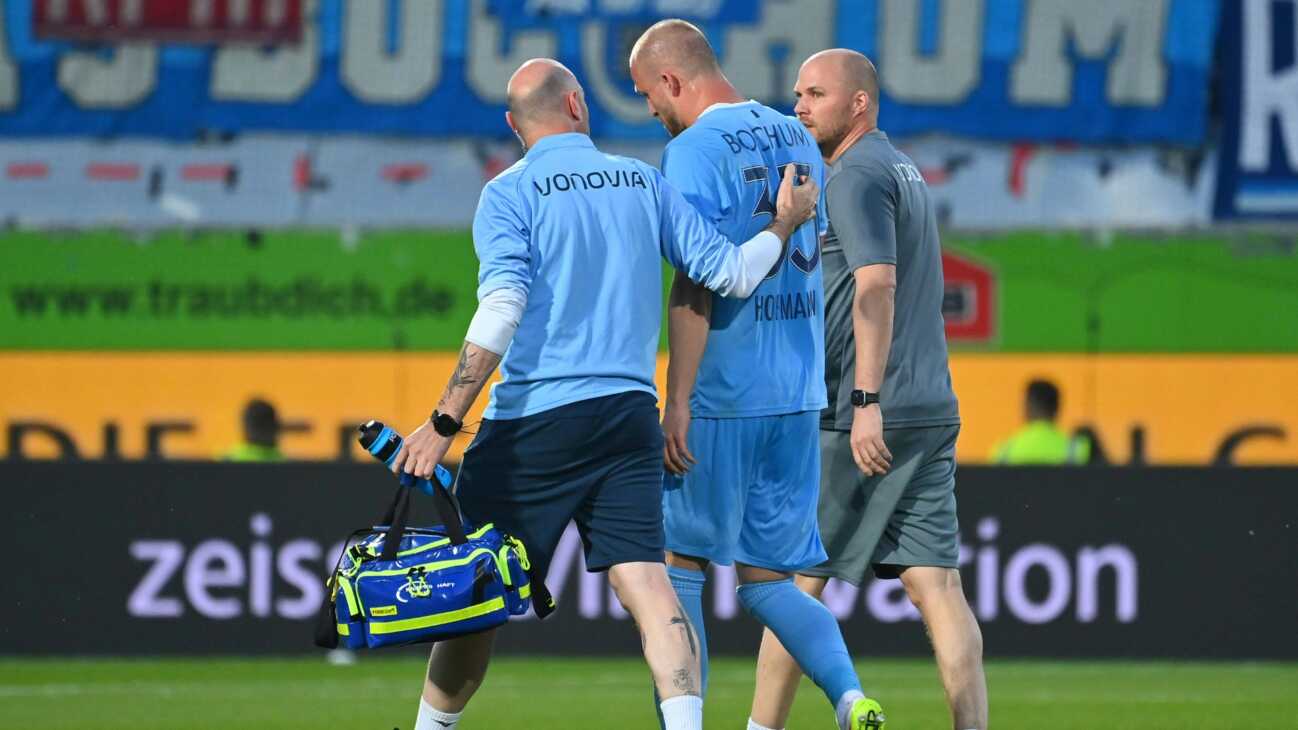 Rippenbruch und Lungenkollaps: Saisonaus für Bochums Hofmann