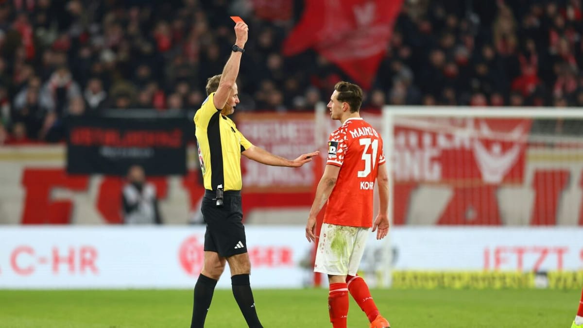 Neunter Platzverweis: Unrühmlicher Rekord für Mainzer Kohr