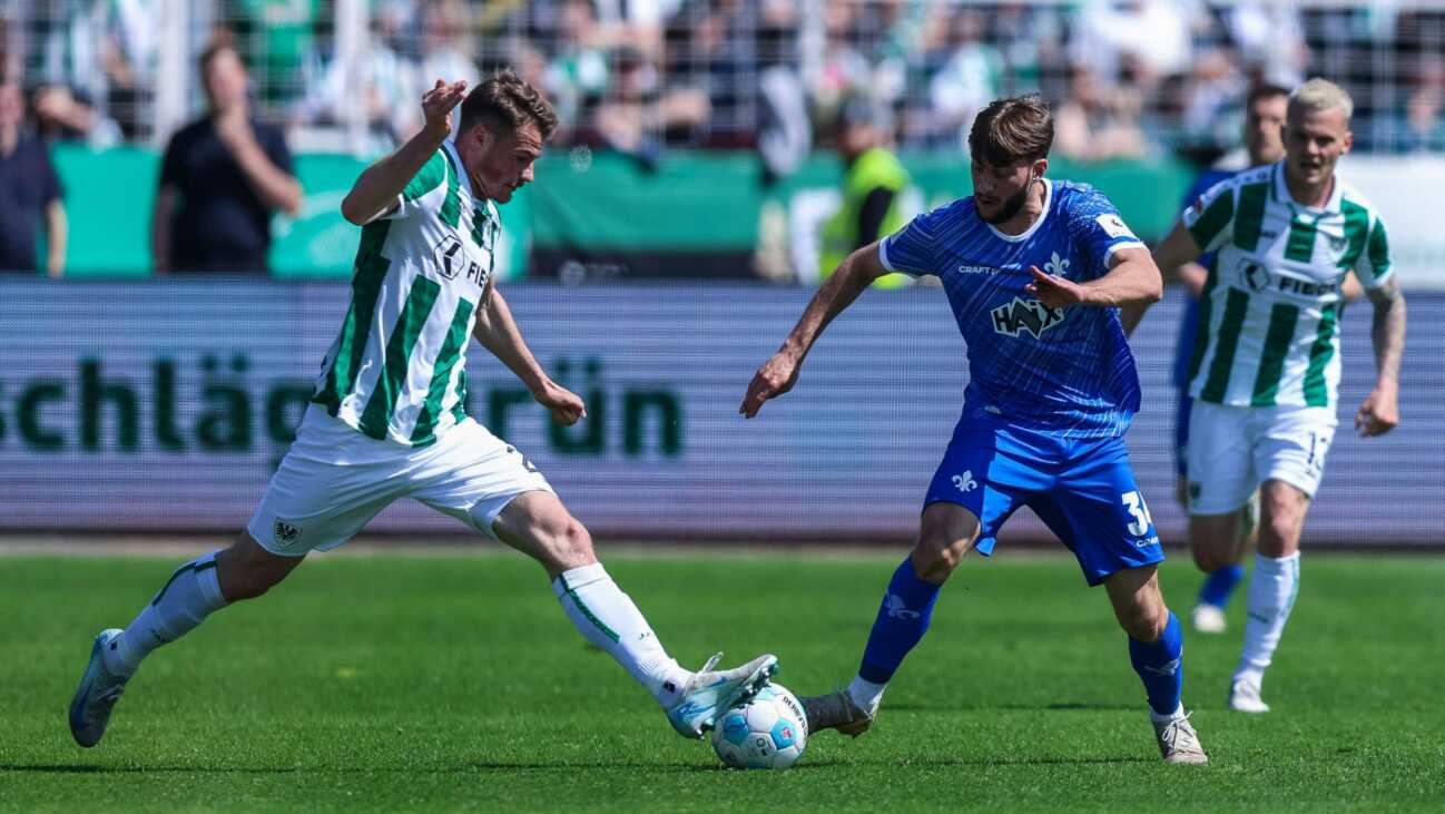 Münster rutscht auf Abstiegsplatz - Klassenerhalt für Darmstadt