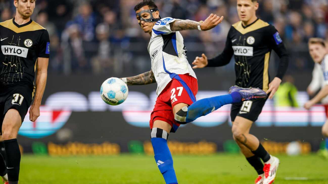 0:0 gegen Elversberg: HSV verpasst dritten Sieg in Serie