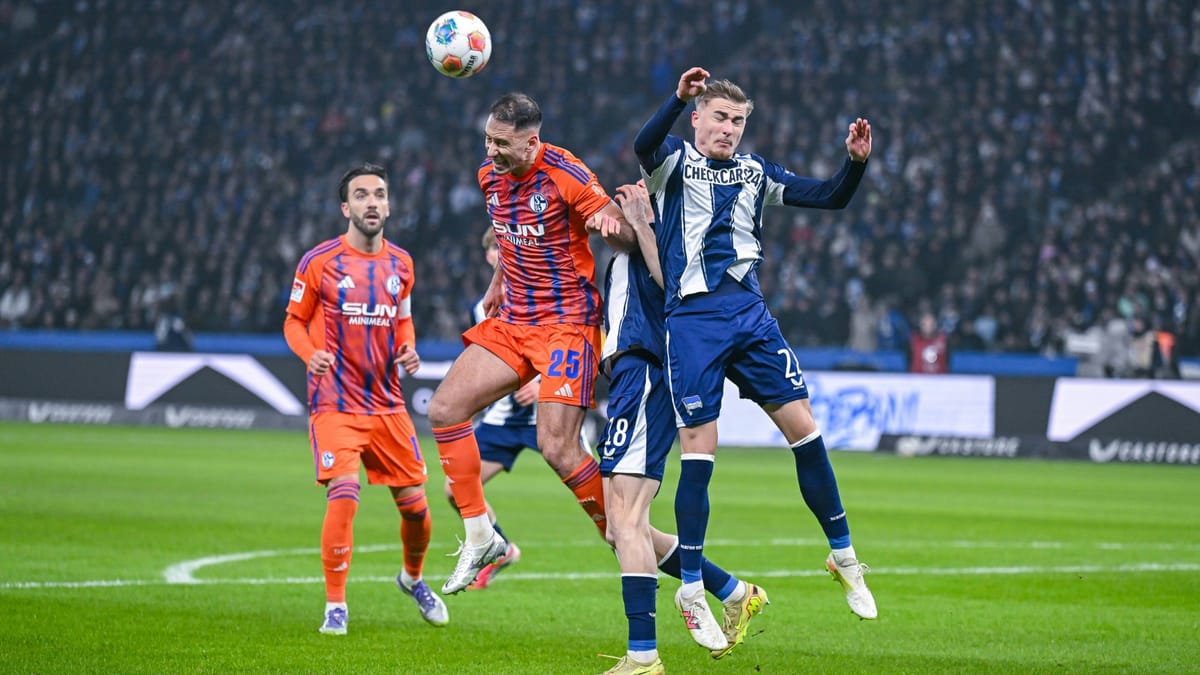 Überschattet von Protesten: Hertha und Schalke mit Remis