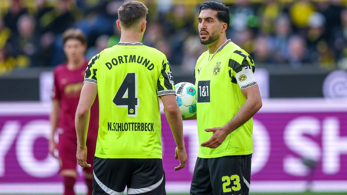 Dortmund in Augsburg ohne Schlotterbeck - Can dabei