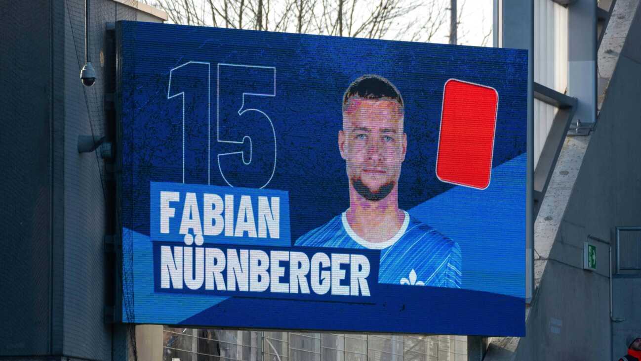 Darmstadts Nürnberger für acht Spiele gesperrt