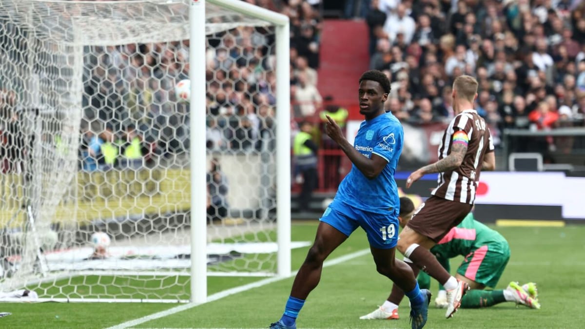 Dank Joker-Tor: Leverkusen siegt glücklich auf St. Pauli