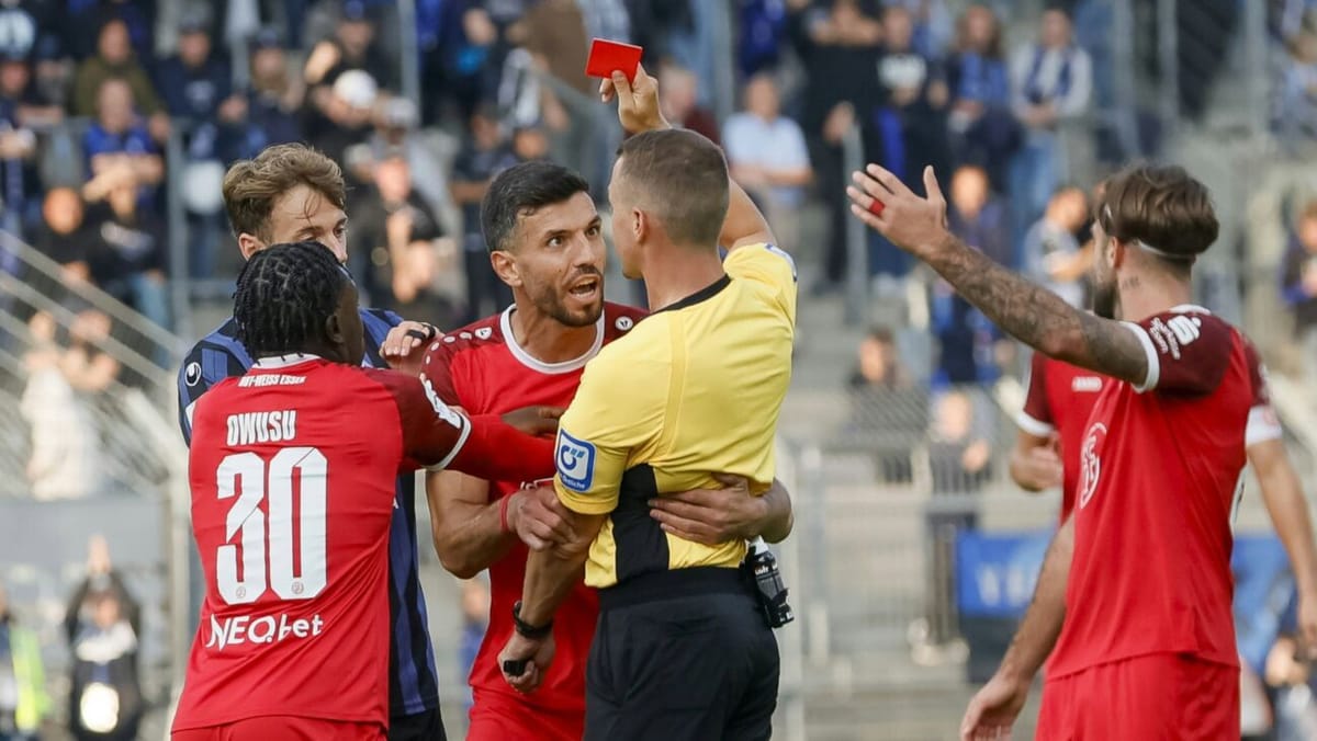 Nach Platzverweis und Schiedsrichterkritik: Sperre für Gjasula