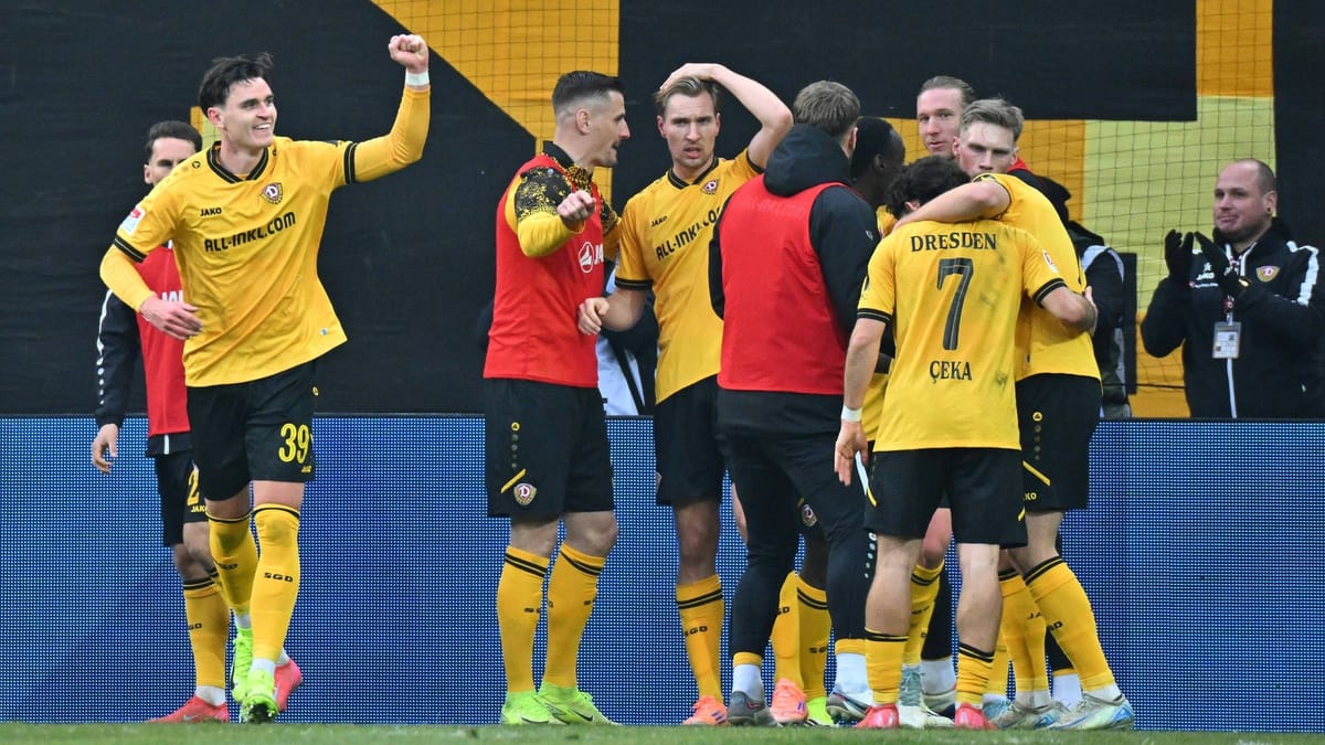 Dresden gibt Rote Laterne an Fürth ab