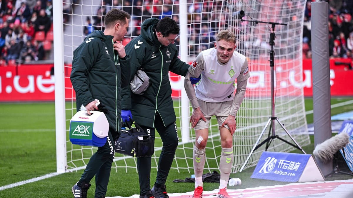 Werder: Innenverteidiger Pieper fällt "mehrere Wochen" aus