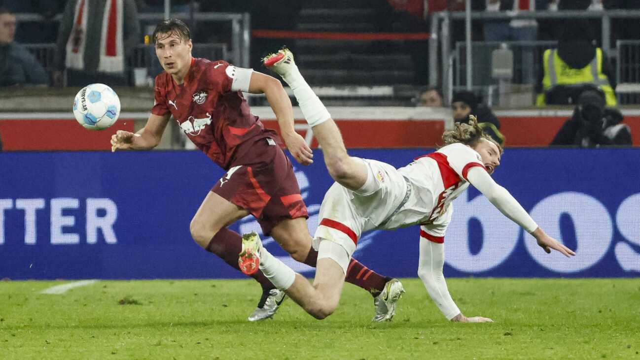 Party hier, Doppel-Rot da: VfB dreht Spiel gegen Leipzig