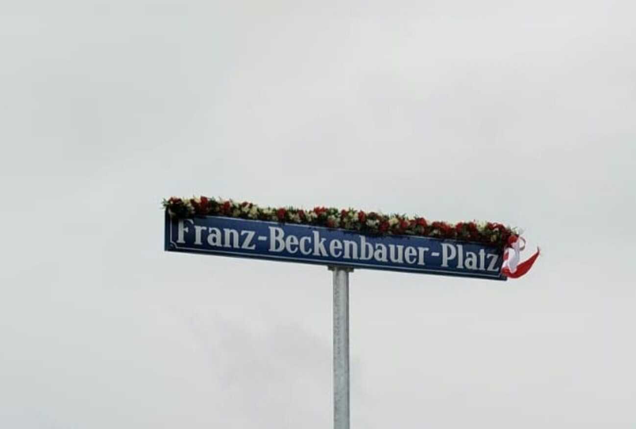 Beckenbauer-Platz in München eingeweiht