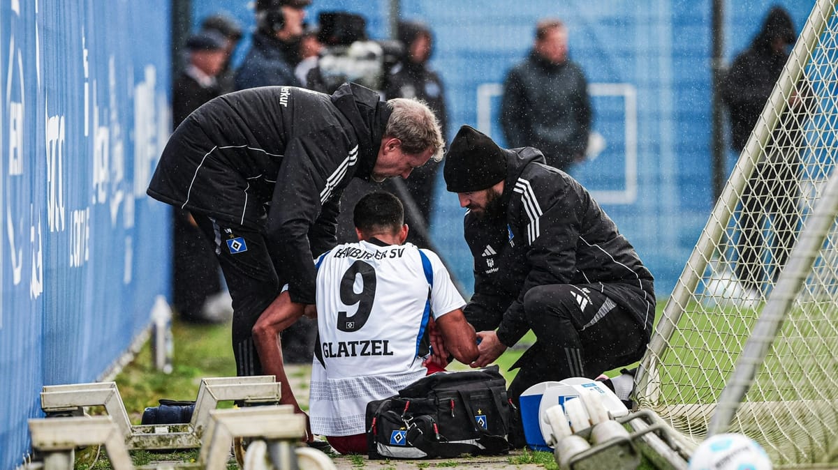 Sehnenabriss: Torjäger Glatzel fehlt HSV monatelang