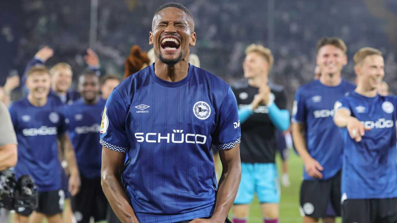 "Geiler Moment": Arminias Young wird zum Pokalhelden