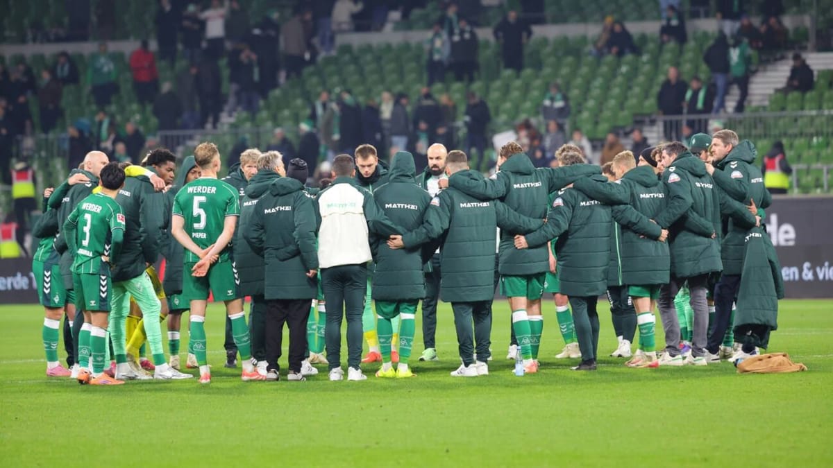 Sauer und ernüchtert: Werder wankt Richtung Weihnachtspause