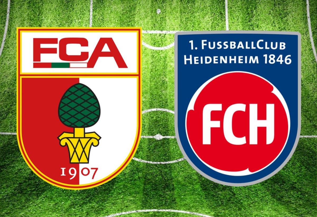 FC Augsburg – 1. FC Heidenheim im TV: Anstoßzeit, Sender und Statistik