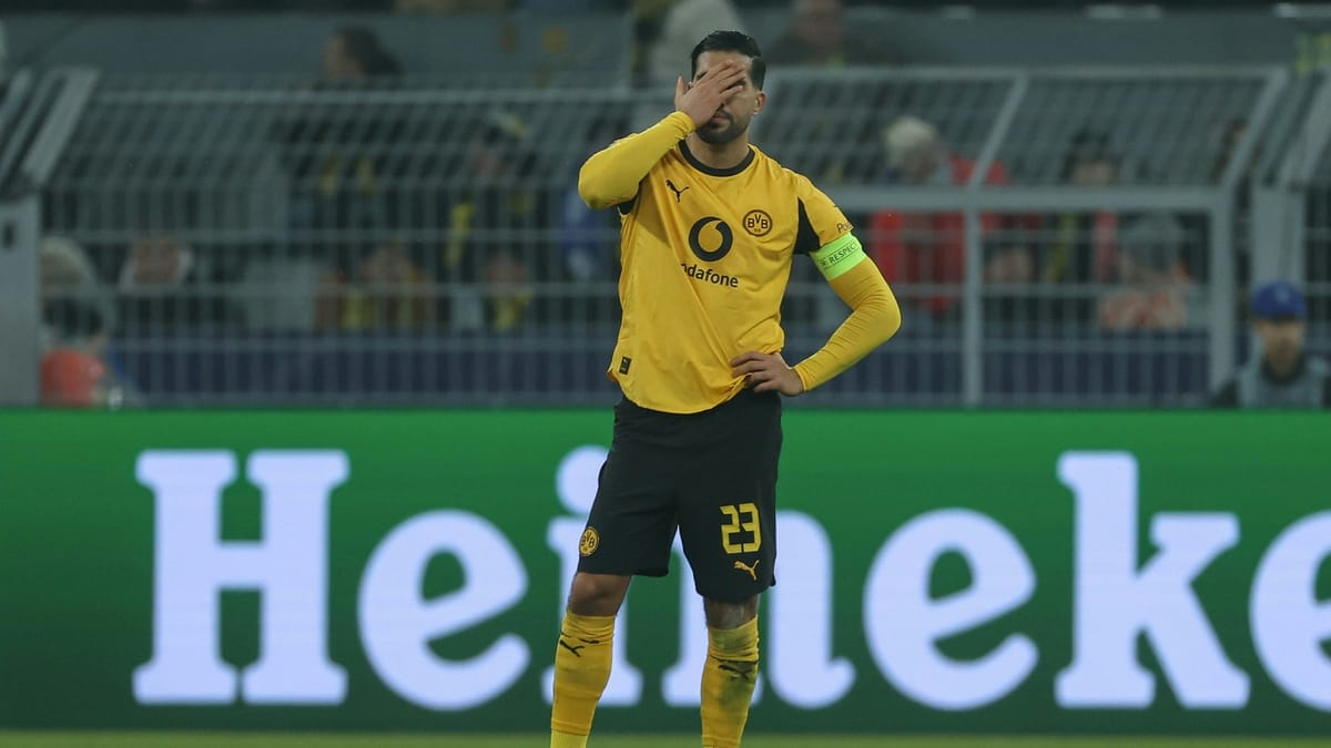 BVB wochenlang ohne Kapitän Can