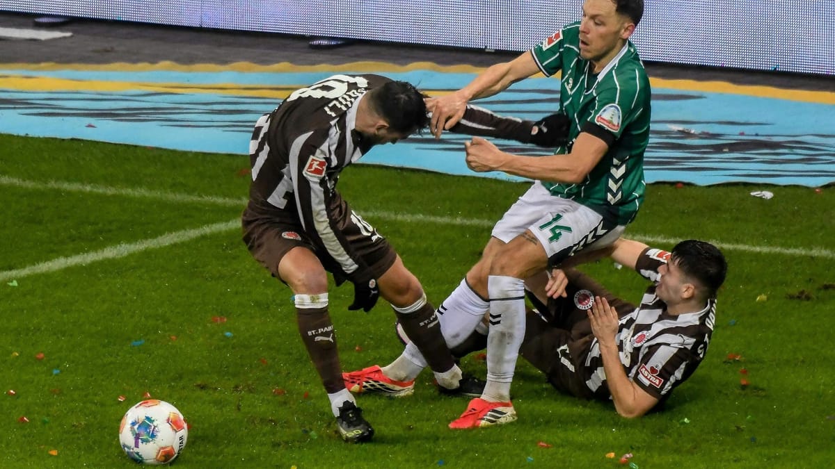 Werder taumelt: St. Pauli gewinnt umkämpftes Kellerduell