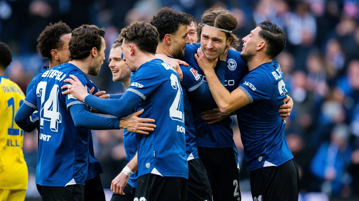 Arminia gewinnt Tor-Spektakel gegen Braunschweig