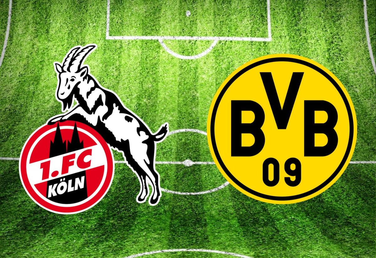 1. FC Koeln – Borussia Dortmund im TV: Anstoßzeit, Sender und Statistik