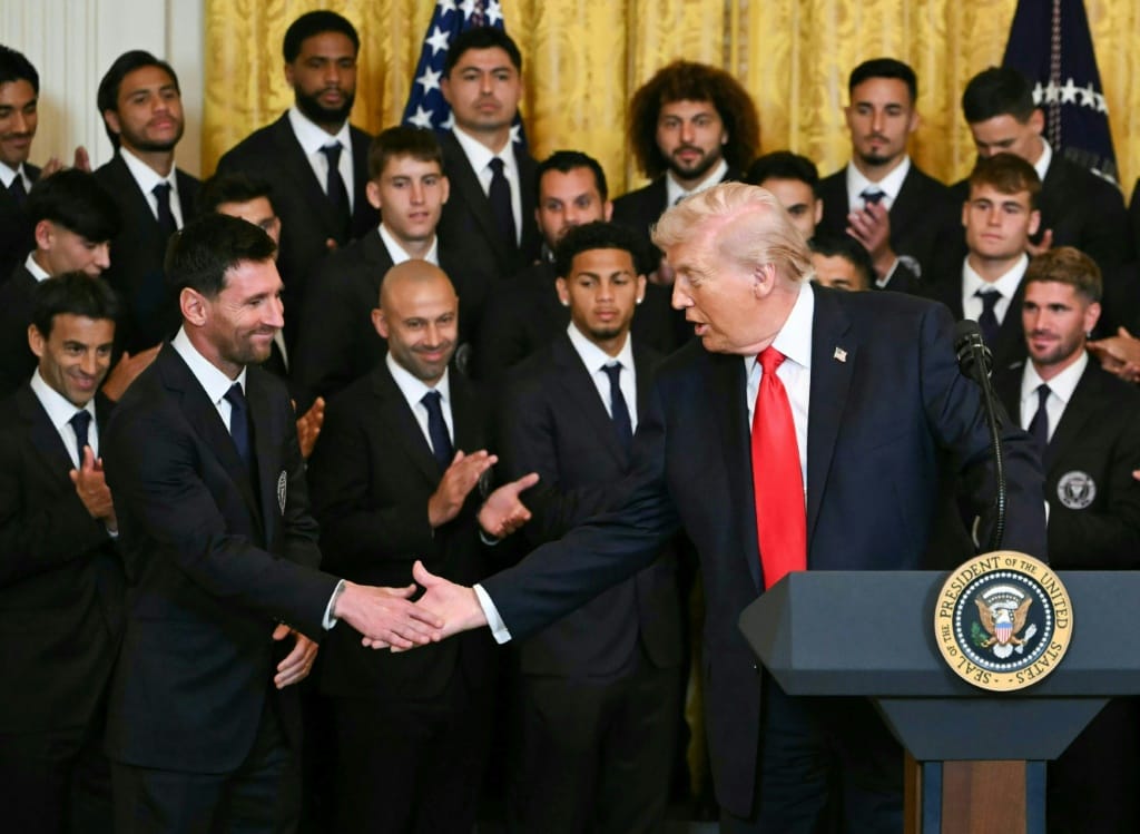 Trump ehrt Messi und Inter Miami im Weißen Haus