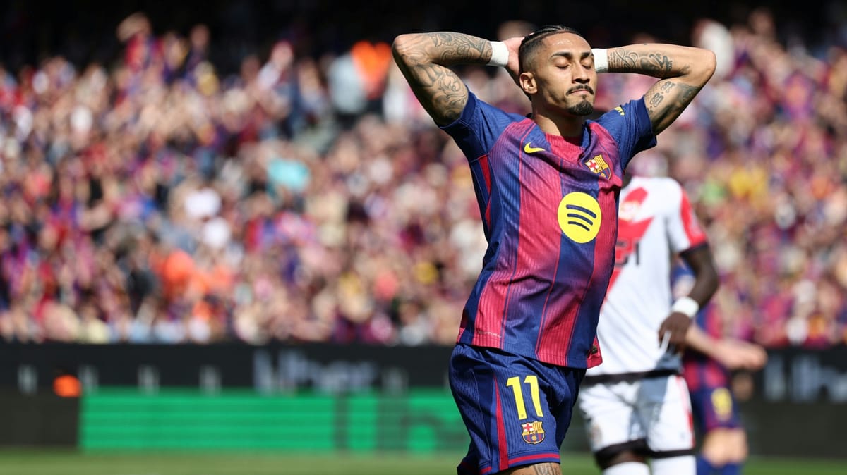Barcelona wochenlang ohne Brasilianer Raphinha