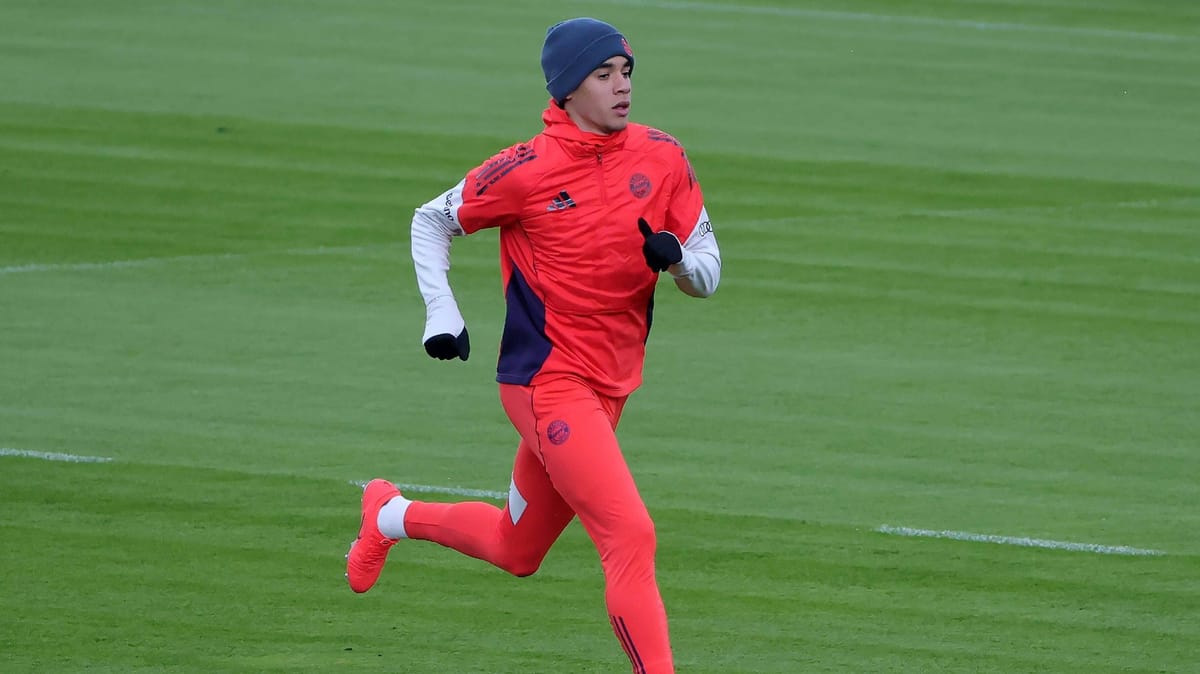 Musiala absolviert Teile des Mannschaftstrainings