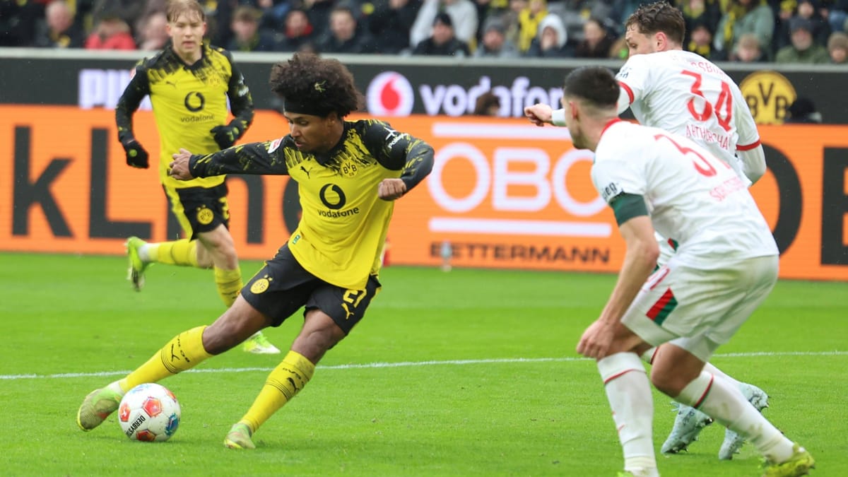 Adeyemi und Reggiani jubeln: BVB hält Verfolger auf Abstand