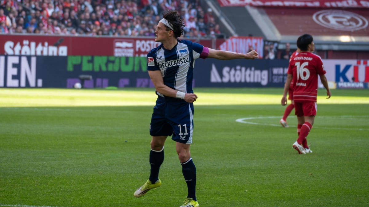 Auch dank Doppelpacker Reese: Hertha BSC siegt in Düsseldorf