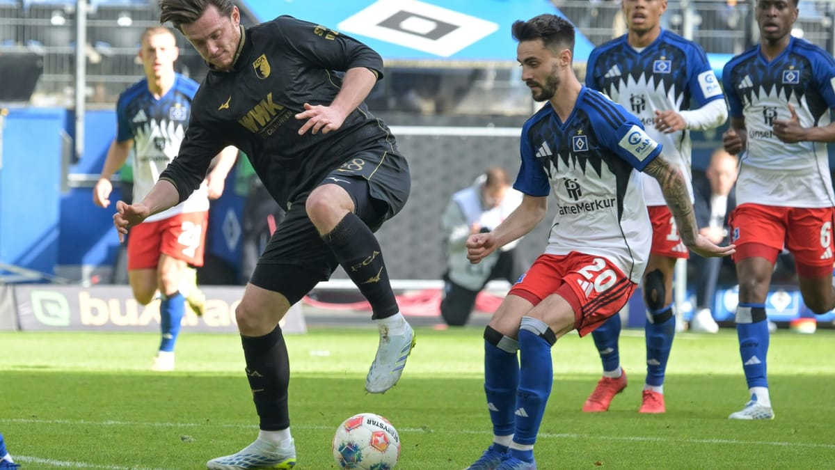 In Unterzahl: HSV rettet Punkt gegen Augsburg