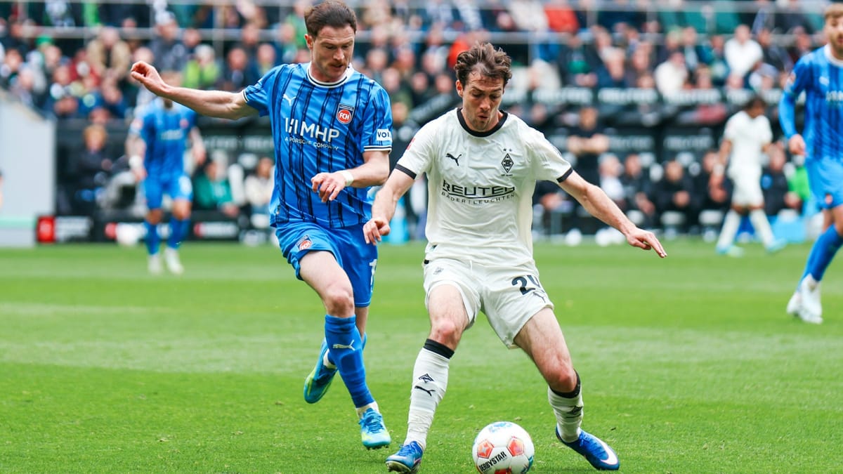 2:2 gegen Heidenheim: Gladbach verpasst nächsten Heimsieg