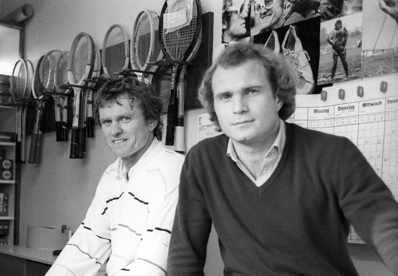 Sepp Maier und Uli Hoeneß 1980. als fast alles wieder gut war. Foto: Imago / Fred Joch
