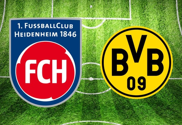1. FC Heidenheim – Borussia Dortmund im TV: Anstoßzeit, Sender und Statistik
