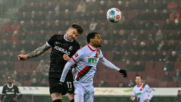 Wilde 45 Minuten: Augsburg verpasst Befreiungsschlag