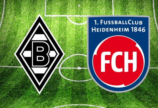 Borussia Mönchengladbach – 1. FC Heidenheim im TV: Anstoßzeit, Sender und Statistik